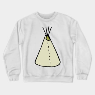 Green Teepee Crewneck Sweatshirt